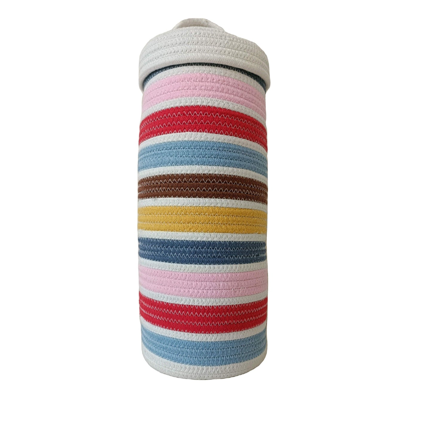 Dark Gray Toilet Paper Roll Storage Basket