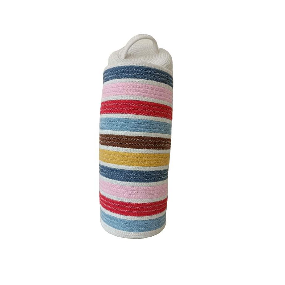 Dark Gray Toilet Paper Roll Storage Basket