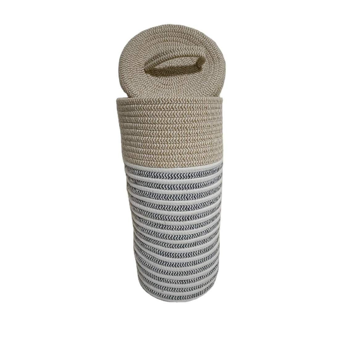 Rosy Brown Toilet Paper Roll Storage Basket