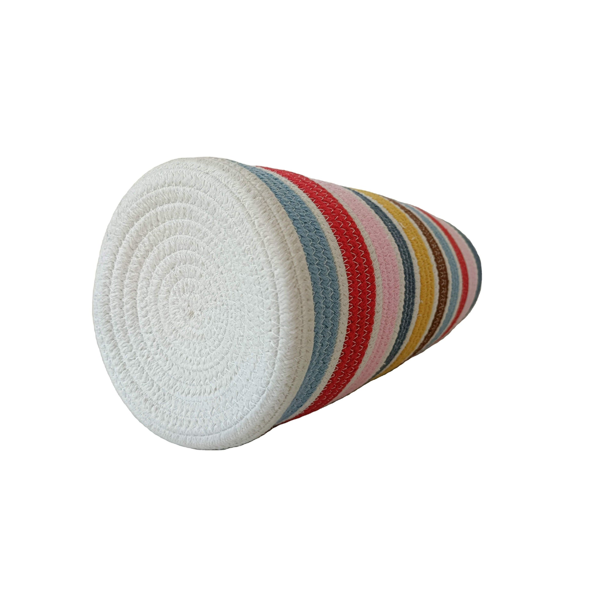 Gray Toilet Paper Roll Storage Basket