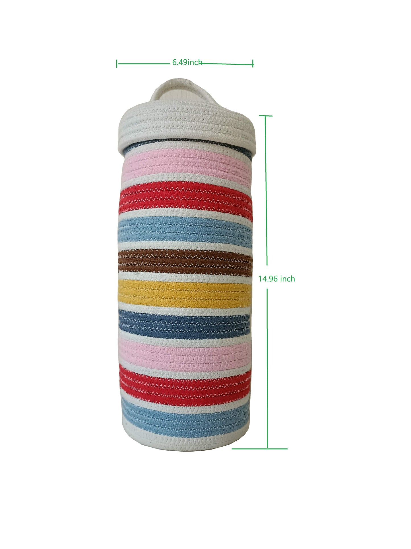 Dark Gray Toilet Paper Roll Storage Basket