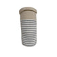Dark Gray Toilet Paper Roll Storage Basket